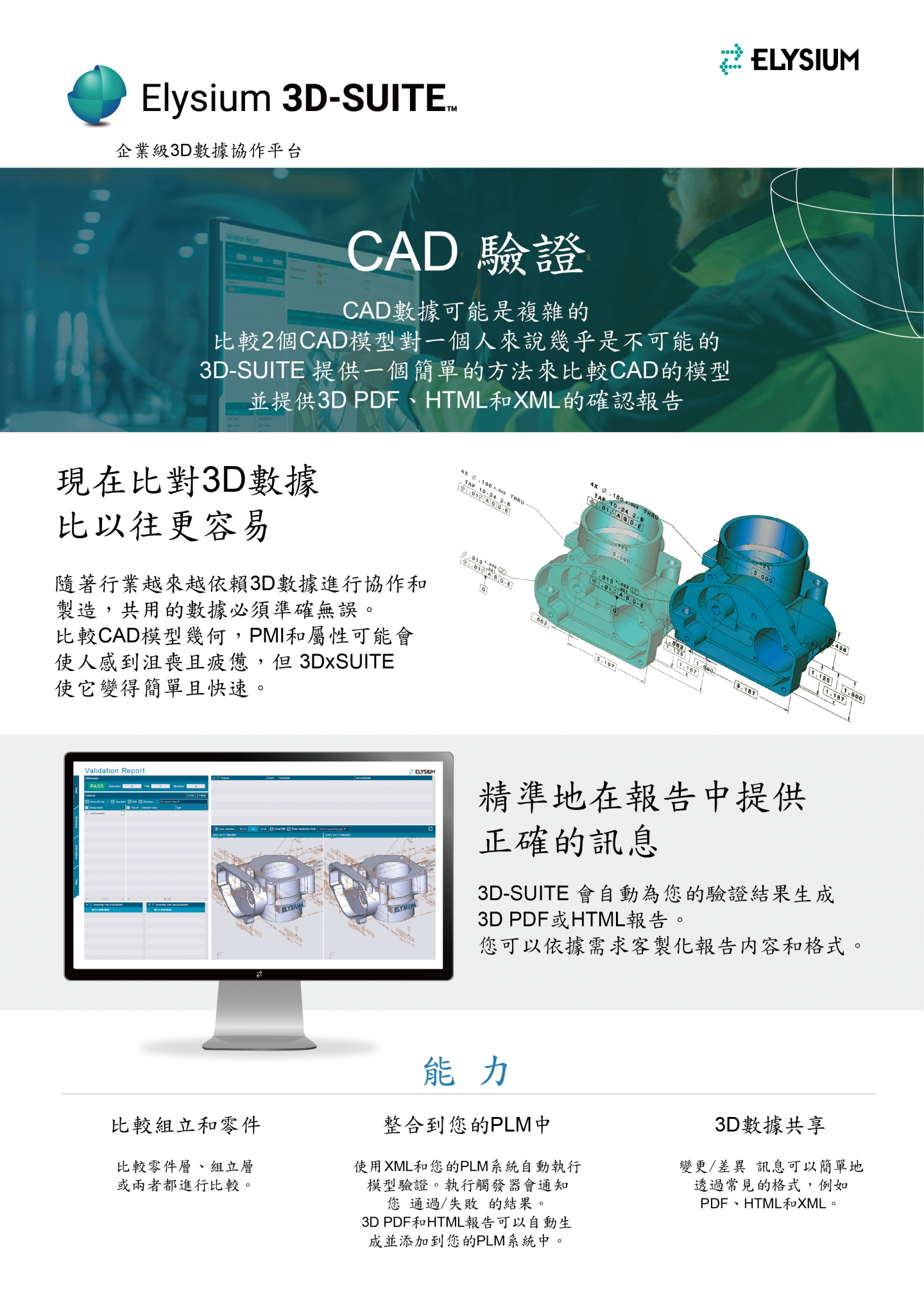 CAD驗證,validator,比對,設計變更,PMI,PMI比對,3D標註比對